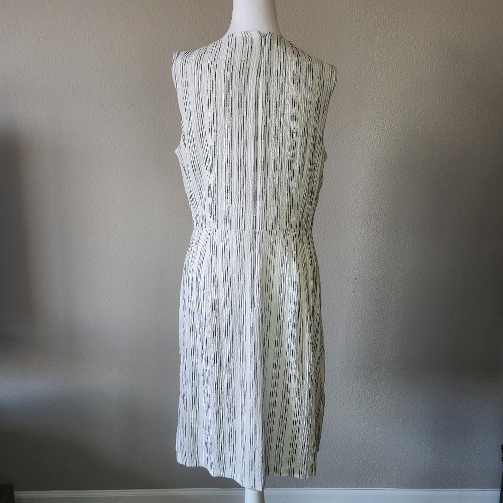 Calvin Klein Women's Sleeveless Dress with Side Pleated Ruffle Size 12 - Picture 7 of 16
